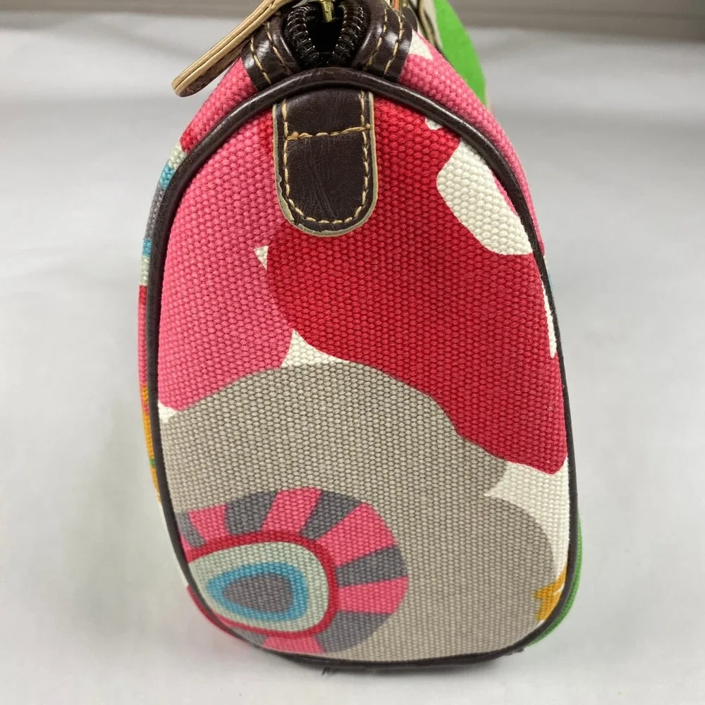 Vintage Victoria's Secret Canvas Satchel Purse Floral
